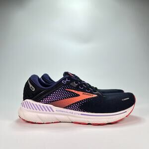 Brooks Adrenaline GTS 22 Black Purple Running Shoes 1203531D080 Women's Size 8.5
